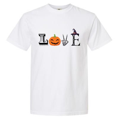 Love Halloween Garment-Dyed Heavyweight T-Shirt