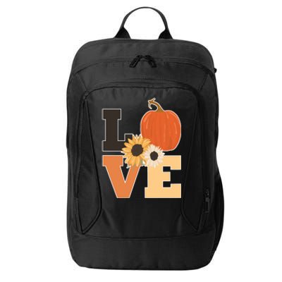 LOVE Halloween Autumn Floral City Backpack