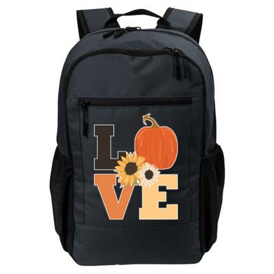 LOVE Halloween Autumn Floral Daily Commute Backpack