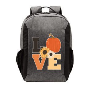 LOVE Halloween Autumn Floral Vector Backpack