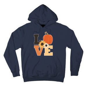 LOVE Halloween Autumn Floral Tall Hoodie