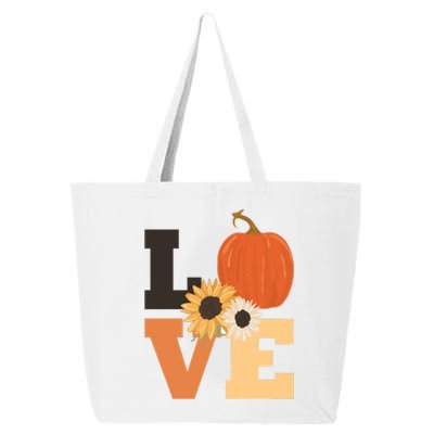 LOVE Halloween Autumn Floral 25L Jumbo Tote