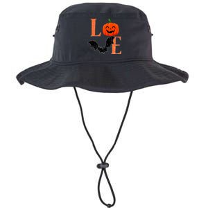 Love Halloween Pumpkin Bat Legacy Cool Fit Booney Bucket Hat