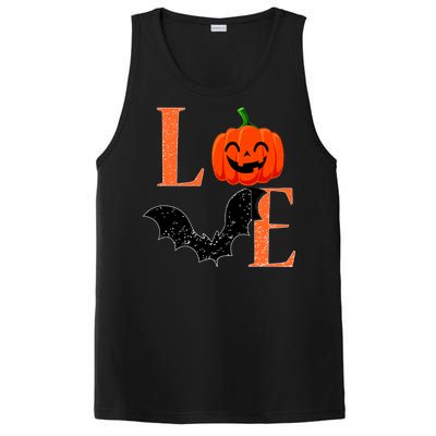 Love Halloween Pumpkin Bat PosiCharge Competitor Tank