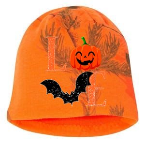 Love Halloween Pumpkin Bat Kati - Camo Knit Beanie