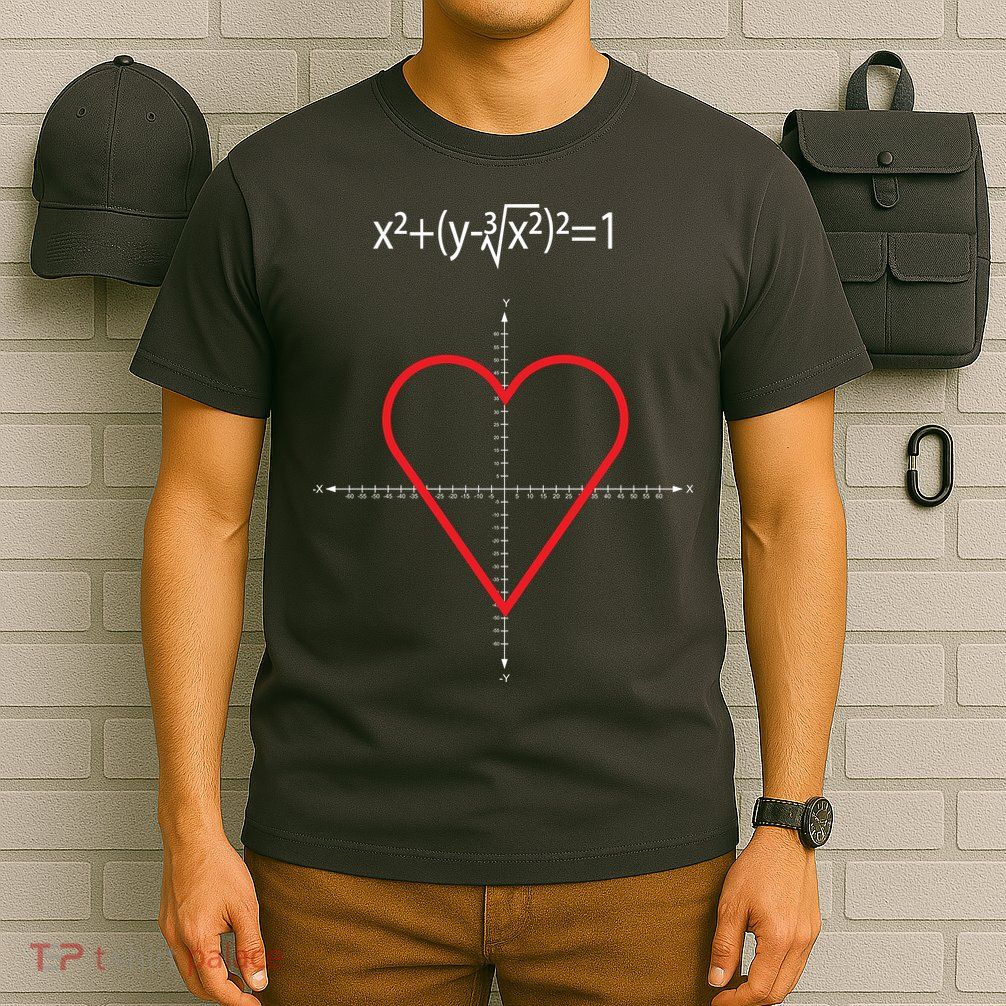 Love Heart Math Equation T-Shirt