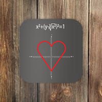 Love Heart Math Equation Coaster