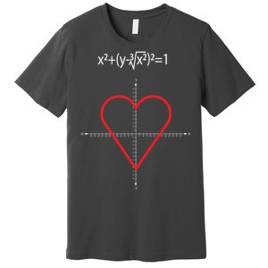 Love Heart Math Equation Premium T-Shirt