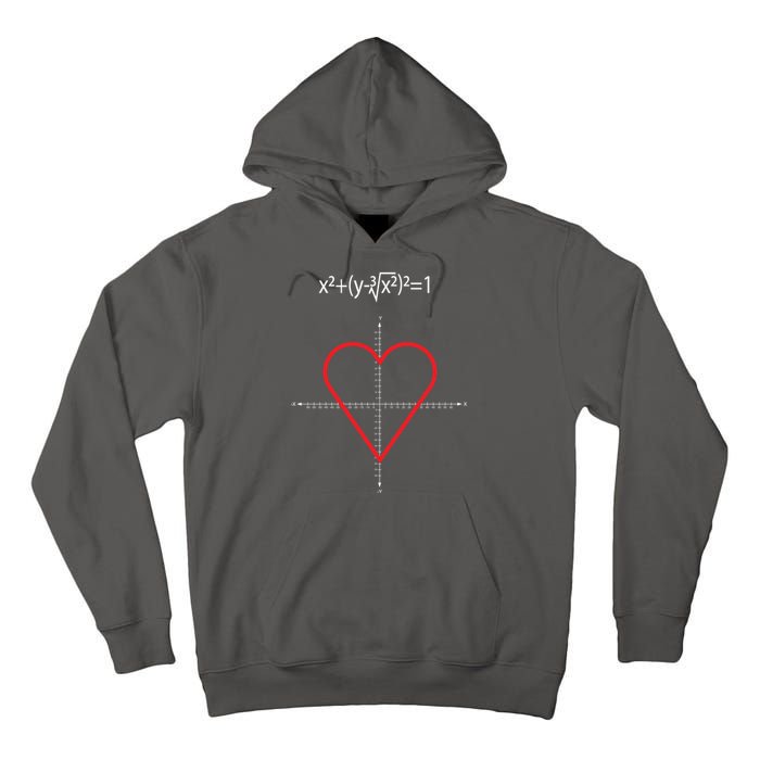 Love Heart Math Equation Tall Hoodie