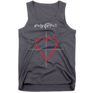 Love Heart Math Equation Tank Top