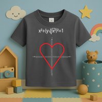 Love Heart Math Equation Toddler T-Shirt