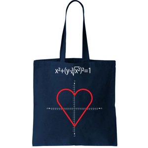 Love Heart Math Equation Tote Bag