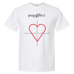 Love Heart Math Equation Garment-Dyed Heavyweight T-Shirt