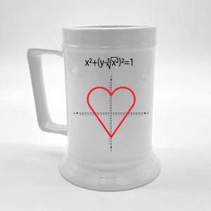 Love Heart Math Equation Beer Stein