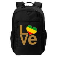 Love Heart Traditional African Colors Backpack