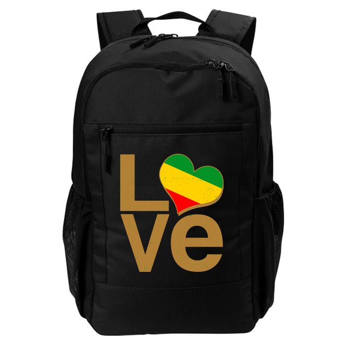 Love Heart Traditional African Colors Backpack