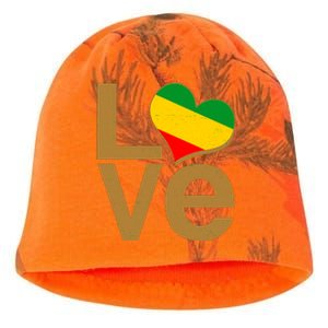 Love Heart Traditional African Colors Kati - Camo Knit Beanie