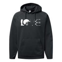 Love Horseback Riding Horse Fan Performance Fleece Hoodie