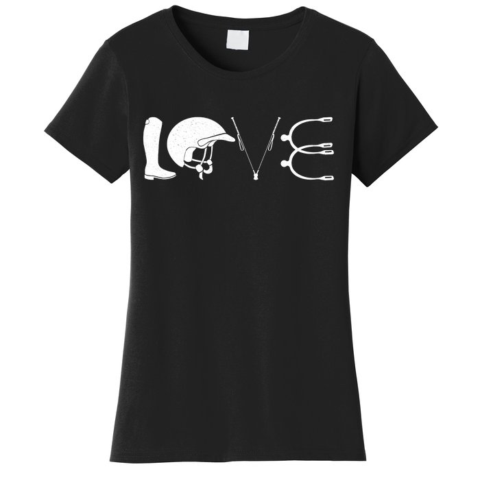 Love Horseback Riding Horse Fan Women's T-Shirt