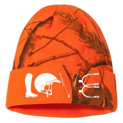 Love Horseback Riding Horse Fan Kati Licensed 12" Camo Beanie