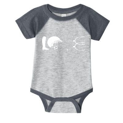 Love Horseback Riding Horse Fan Infant Baby Jersey Bodysuit