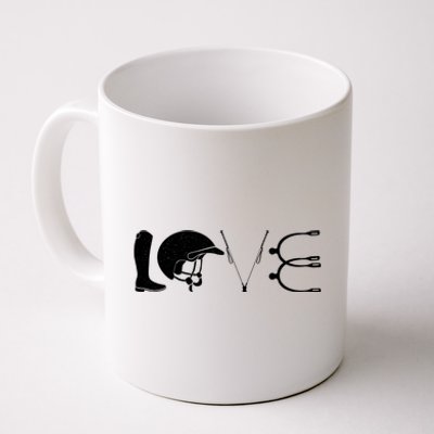 Love Horseback Riding Horse Fan Coffee Mug