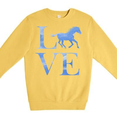 Love Horses Premium Crewneck Sweatshirt