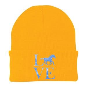 Love Horses Knit Cap Winter Beanie