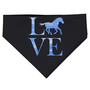 Love Horses USA-Made Doggie Bandana