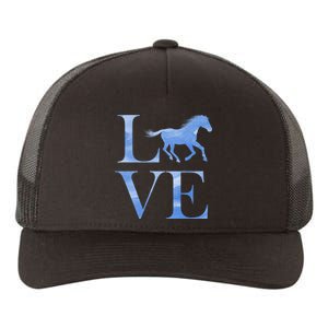 Love Horses Yupoong Adult 5-Panel Trucker Hat