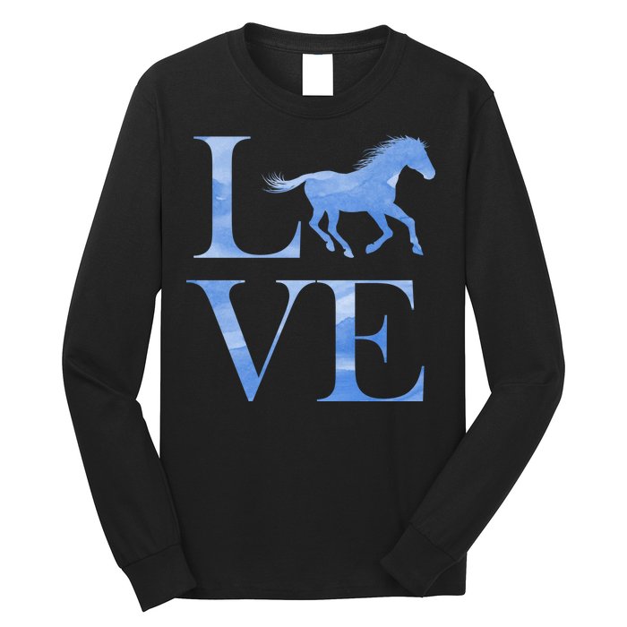 Love Horses Long Sleeve Shirt