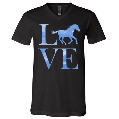 Love Horses V-Neck T-Shirt