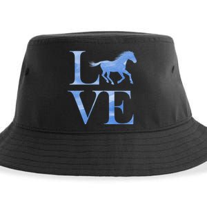 Love Horses Sustainable Bucket Hat