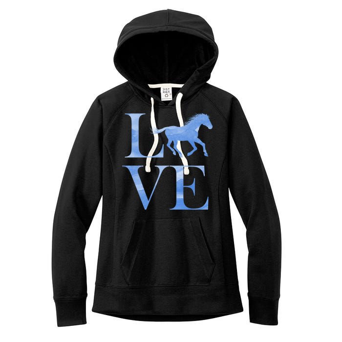 Love Horses Women's Fleece Hoodie