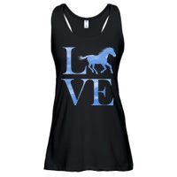 Love Horses Ladies Essential Flowy Tank