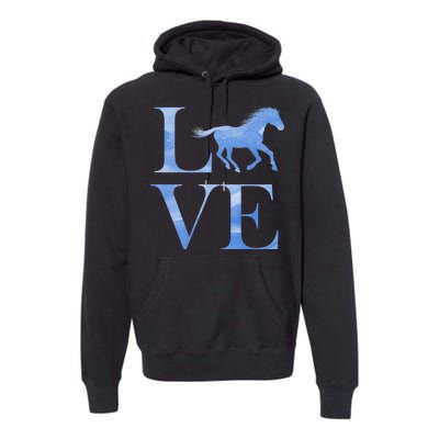 Love Horses Premium Hoodie