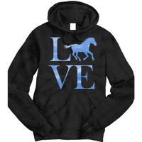 Love Horses Tie Dye Hoodie