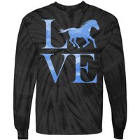 Love Horses Tie-Dye Long Sleeve Shirt