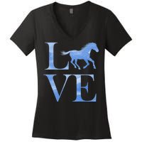 Love Horses Women's V-Neck T-Shirt