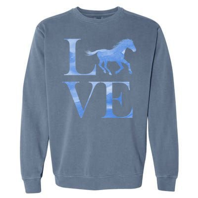 Love Horses Garment-Dyed Sweatshirt