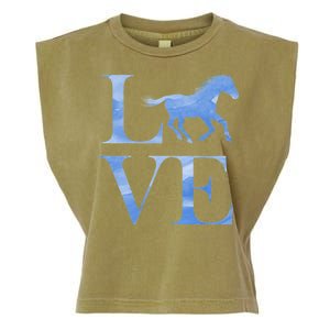 Love Horses Garment-Dyed Women's Muscle Tee