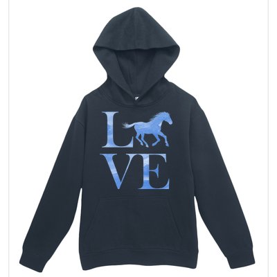 Love Horses Urban Pullover Hoodie