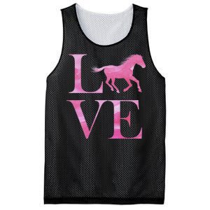 Love Horses Pink Logo Mesh Reversible Basketball Jersey Tank