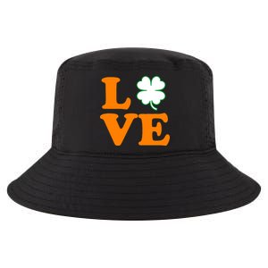 Love Irish Clover Shamrock St. Patrick's Day Cool Comfort Performance Bucket Hat