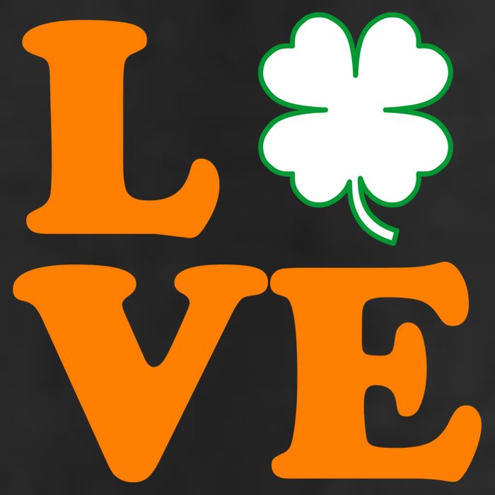 Love Irish Clover Shamrock St. Patrick's Day Cool Comfort Performance Bucket Hat