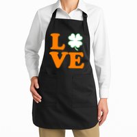 Love Irish Clover Shamrock St. Patrick's Day Apron