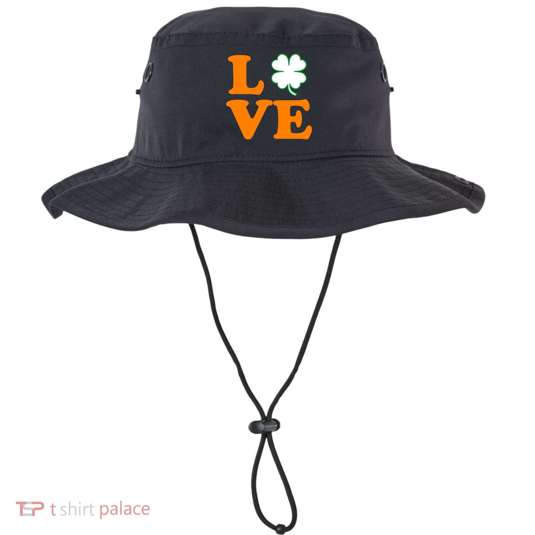 Love Irish Clover Shamrock St. Patrick's Day Bucket Hat