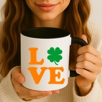 Love Irish Clover Shamrock St. Patrick's Day Mug