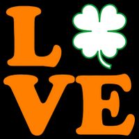 Love Irish Clover Shamrock St. Patrick's Day Sustainable Beanie