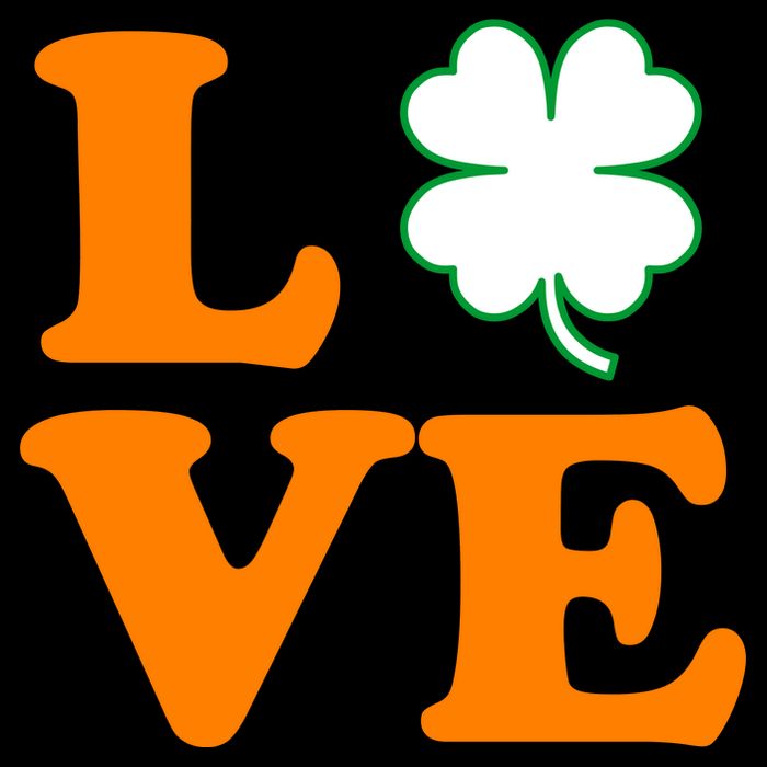 Love Irish Clover Shamrock St. Patrick's Day Sustainable Beanie